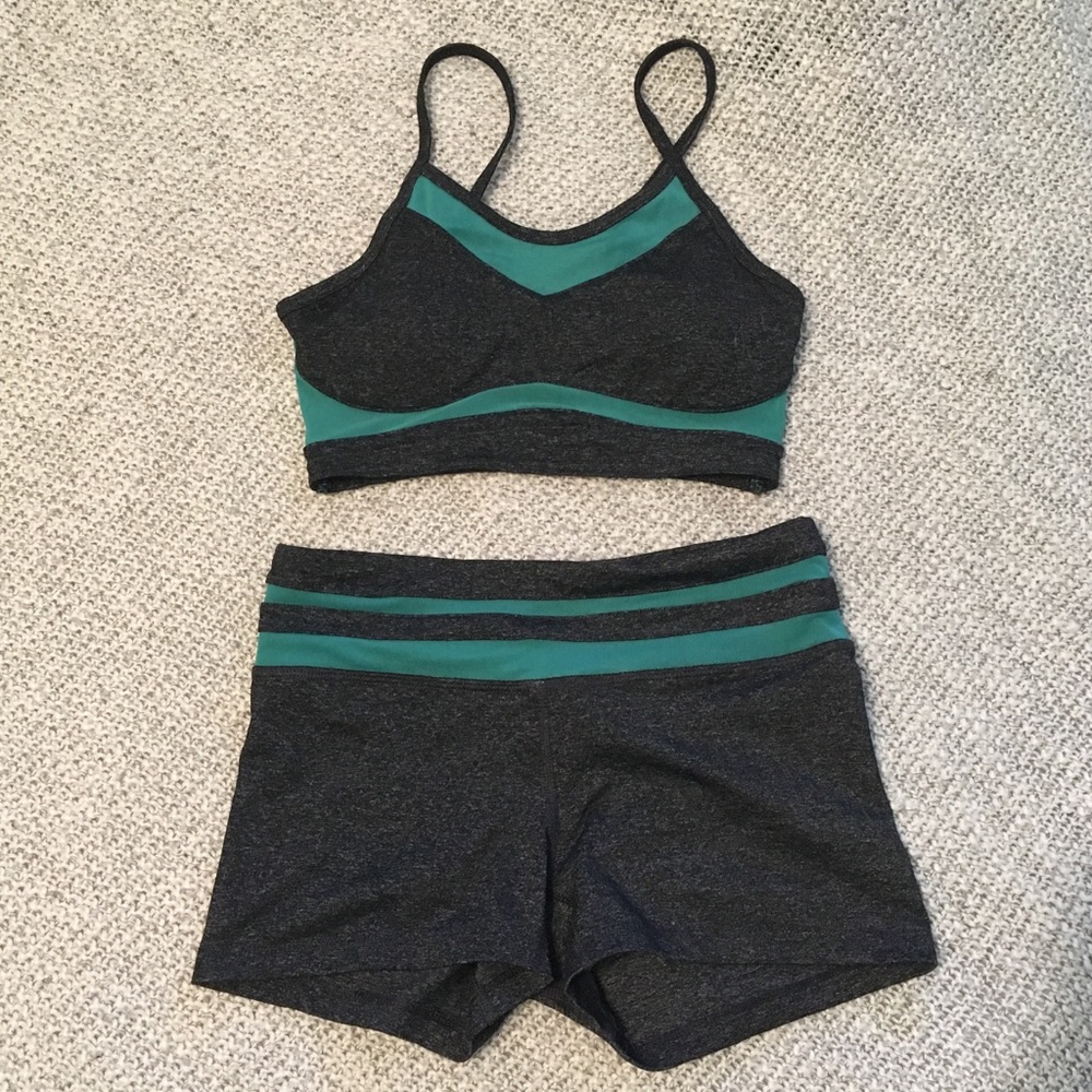 Sports Bra and Yoga Shorts